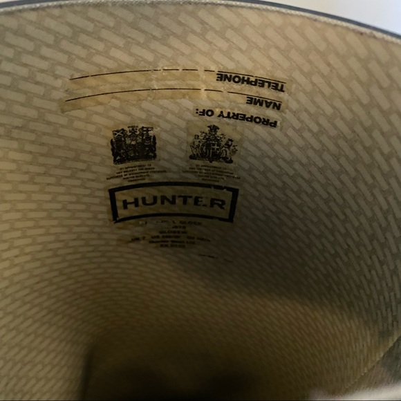 Hunter Boots Black Original Gloss Women’s Size 8 - Picture 15 of 15